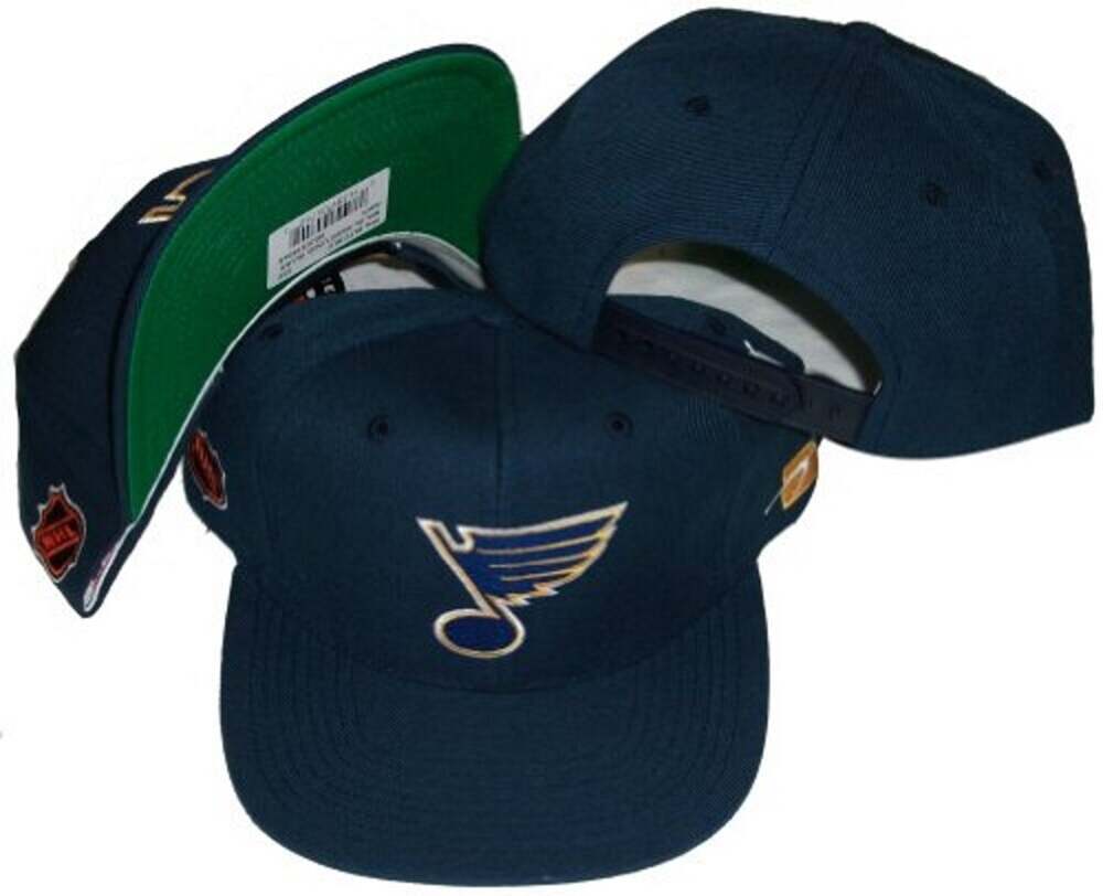 Vintage St. Louis Blues Navy Sports Specialties Adjustable Snapback Hat/Cap -NWT